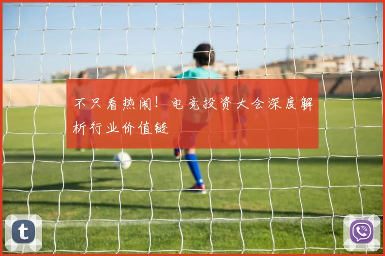 不只看热闹！电竞投资大会深度解析行业价值链